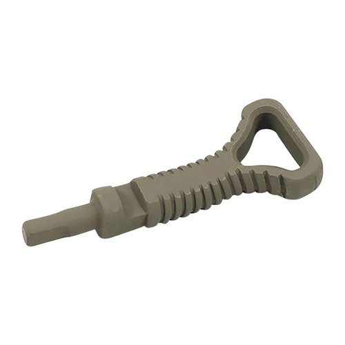 FN SCAR Charging Handle offers ambidextrous use, easy installation, and a snag-resistant design, enhancing grip and control for both 5.56 and 7.62 models.