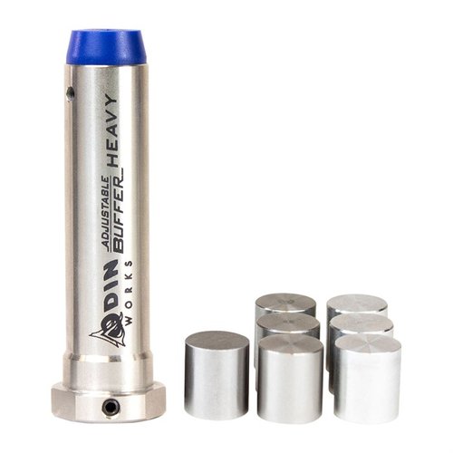 ODIN Works Adjustable Buffer enhances your AR-15, AR 308, and 9mm carbine with customizable weights for optimal performance with any ammunition.