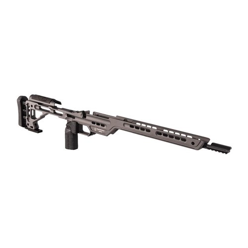 BA Hybrid Chassis for Remington 700 offers lightweight design, V-Bedding System, adjustable MPA buttstock, and enhanced customization for superior accuracy.