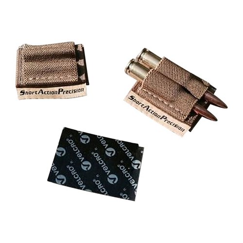 SAP Two Round Holder securely attaches to your rifle, keeping two extra rounds within easy reach for quick access during critical moments.