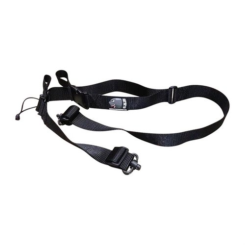 Short Action Precision Positional Rifle Sling offers a secure noose cuff, quick adjust front strap, and rugged HD nylon for stable shooting in any position.