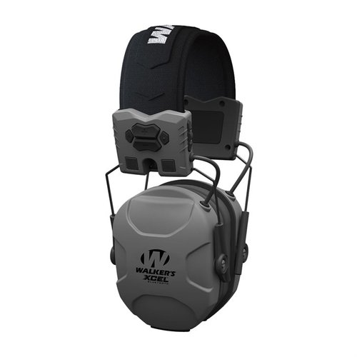 Walkers XCEL 500BT muffs offer slim design, 26 dB sound reduction, Variable Dynamic Sound Suppression, wind-noise reduction, and Bluetooth connectivity.