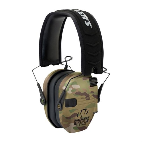 Walkers Razor Slim Electronic Muffs offer compact, foldable design, 23dB sound reduction, Sound Activated Compression, and enhanced comfort for shooters.