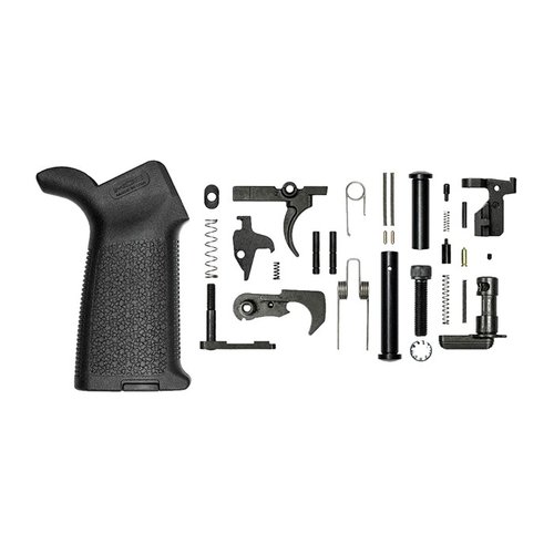 Upgrade your AR build with the AR 308 M5 Lower Parts Kit, featuring a Magpul MOE grip and all essential parts for a reliable .308 lower receiver.