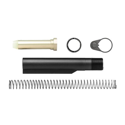 Aero Precision AR-15 Carbine Buffer Kit offers a mil-spec buffer tube, adjustable buffer weights, and essential components to reduce overgassing and recoil.