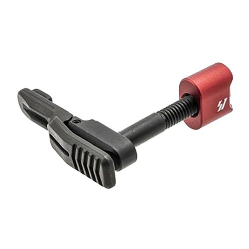 Strike Industries' AMBIDEXTROUS MAGAZINE RELEASE offers easy use, low profile design, and compatibility with mil-spec receivers, perfect for all shooters.