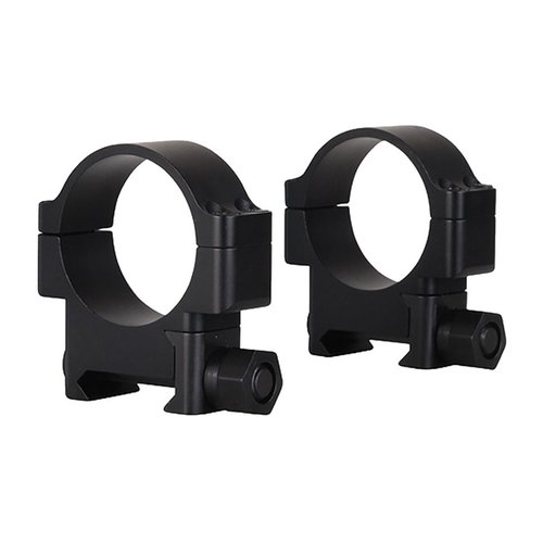 HRT Picatinny/Weaver Scope Rings offer precise machining, maximum scope contact, secure hold against recoil, and a sleek design for your firearm.