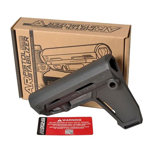 Strike Industries AR Pistol Stabilizer offers ergonomic design, secure fit for 1.25