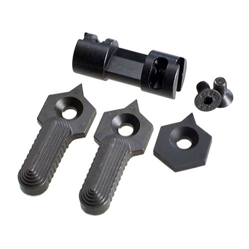 HEX SELECTOR SWITCH 60/90 DEGREE 3 IN 1 offers customizable selector angles for personal shooting styles, enabling easy strong side or bilateral manipulations.
