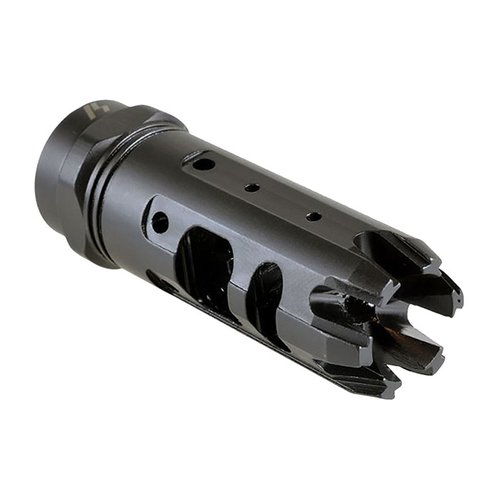 Strike Industries King-Comp offers reduced recoil and minimized side concussion with its dual chamber design, making it an ideal combo muzzle device for 308/7.62.