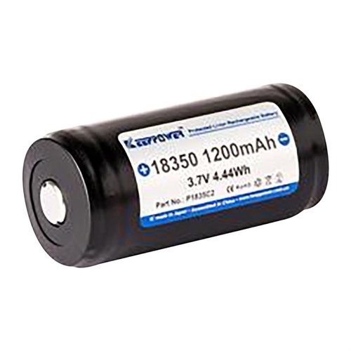 KeepPower 18350 1200mAh batteries deliver high discharge rates for optimal performance in PLH and OKW lights, ensuring reliability and safety in high-drain applications.