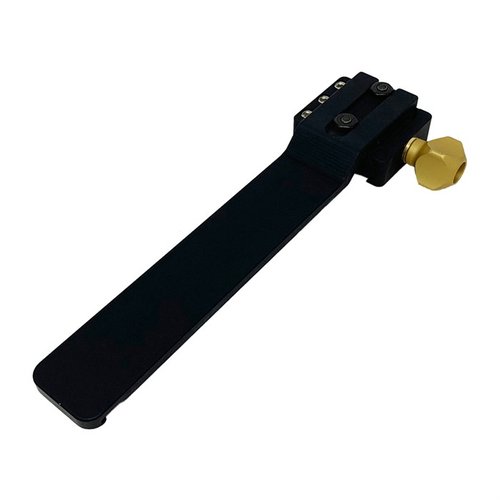 RailChanger Arm with ARCALOCK Clamp offers hands-free support, easy mounting on ARCALOCK and standard Arca rails, made from durable 6061-T6 Aluminum.