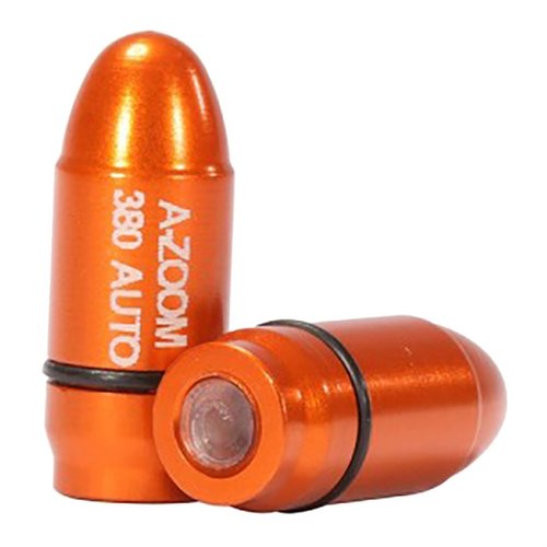 A-ZOOM AMMO SNAP CAP DUMMY ROUNDS allow for safe practice of loading, unloading, and dry firing, enhancing shooting skills and gun handling proficiency.