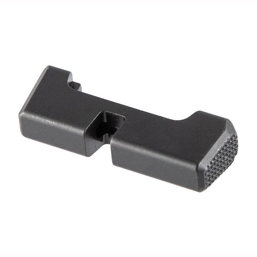 Apex Extended Mag Release for CZ P10 offers easy magazine release, reversible design, tactical length, and a durable checkered face for improved performance.