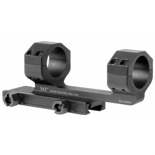 AR-15 G2 30MM Scope Mount offers 20MOA elevation, heavy-duty construction, and proper eye relief, compatible with scopes up to 50mm for enhanced long-range shooting.