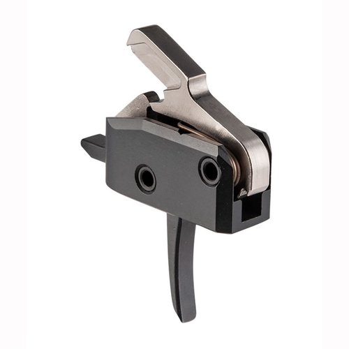 RISE Armament AR-15 High-Performance Trigger offers a crisp 3.5lb pull, smooth nickel-boron finish, and includes Anti-Walk Trigger Pins for enhanced reliability.
