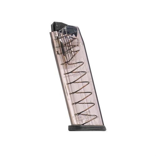 HECKLER & KOCH VP9 9mm magazines feature a flush fit, high-capacity options, extreme impact resistance, and a translucent body for easy ammo visibility.