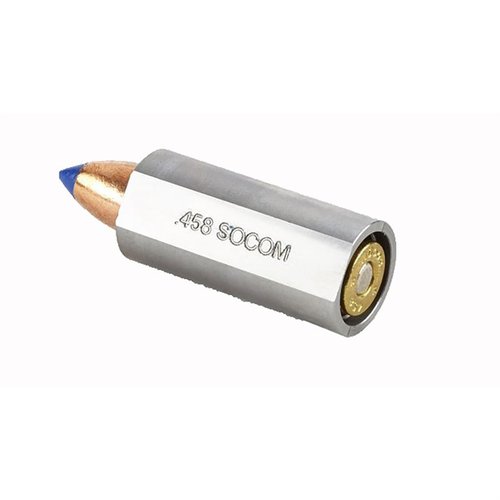 .458 SOCOM Cartridge Gauge from Wilson Combat ensures precise overall length checks, correct headspace, and prevents over sizing for optimal performance.