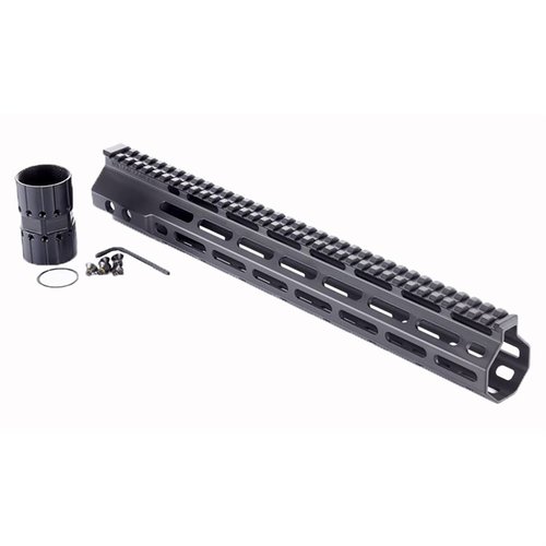 Wilson Combat's AR .308 T.R.I.M M-LOK handguard offers a lightweight, strong design with easy installation, multiple accessory mounts, and robust heat management.