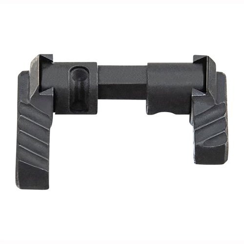 Upgrade your AR-15 with the BAD-ASS-PRO ambidextrous safety selector featuring modular design, reversible options, and robust locking mechanism for ultimate reliability.