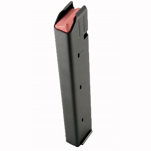 DURAMAG SS™ 9mm AR-15 magazine ensures reliable feeding of various 9×19 ammo, easy loading, and features a durable 410 Stainless Steel body.