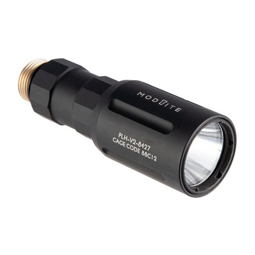 Modlite PLHv2 18350 weapon light offers 1350 lumens, improved throw, lifetime guarantee, and is made in the USA for reliable indoor and outdoor use.