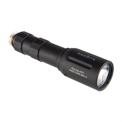 Modlite PLHv2 18650 weapon light offers 1350 lumens, improved throw, durable design, and lifetime guarantee, perfect for indoor and outdoor use.