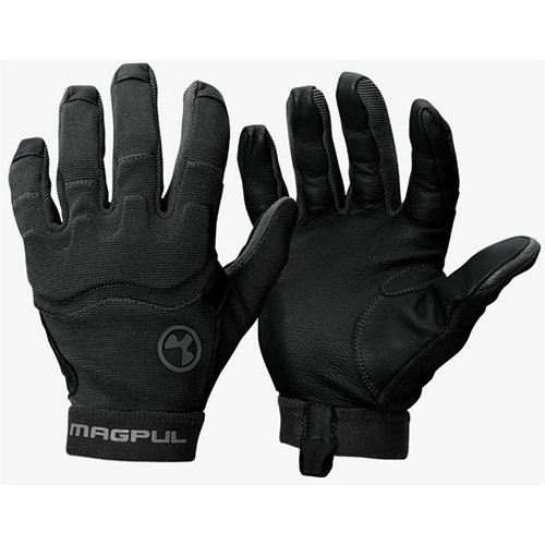 Magpul Patrol Gloves 2.0 offer goatskin durability, padded knuckle protection, flexible articulation, and touchscreen capability for superior comfort and dexterity.