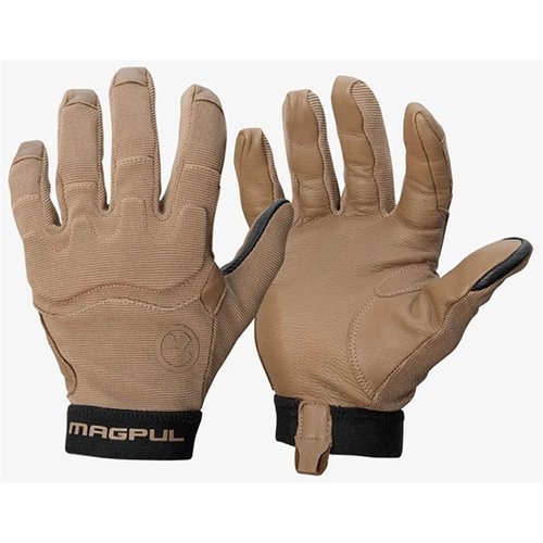 Magpul Patrol Gloves 2.0 offer goatskin durability, padded knuckle protection, and touchscreen capability, providing comfort, dexterity, and flexibility for any activity.