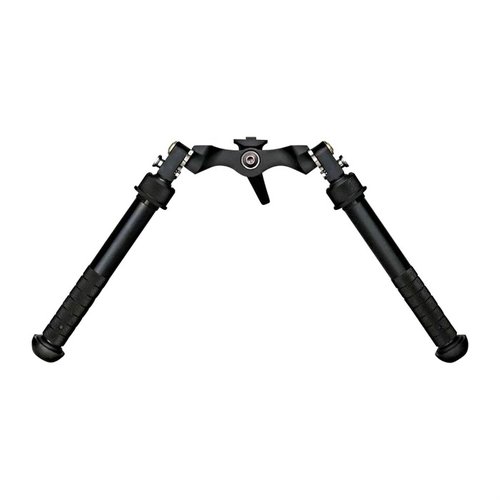 SUPER CAL bipod offers a wider footprint, lower center of gravity, 45° leg positions, non-rotating legs, and durable 6061-T6 aluminum construction.