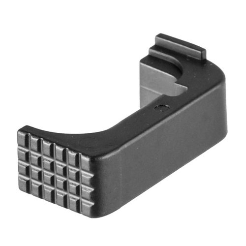 Steel Enhanced Magazine Catch for Glock 43X/48 offers durability, optimized performance with S15 magazines, and a lower profile for concealed carry, backed by a lifetime warranty.