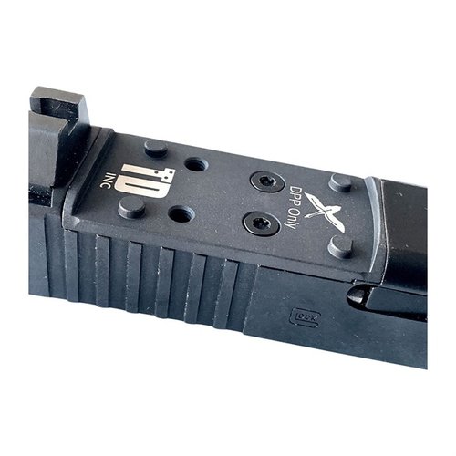 Mount your Trijicon RMR/SRO securely on Glock MOS slides with the OPF-G, RMR, featuring steel construction, easy installation, and minimal movement.