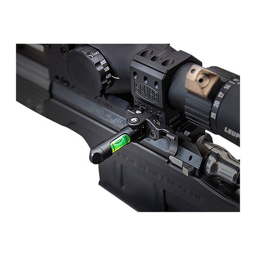 TANGO SM™ is an ultra-lightweight, micro fine-adjustable SPUHR® mounted level, ensuring precision fitment and true vertical hold for accurate long-range shooting.