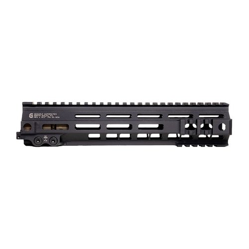 Geissele's MK4 M-LOK rail is ultra-lightweight with maximum venting, integrated M1913 sections, and modularity for versatile accessory attachment.