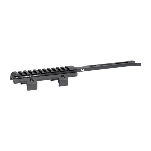 Upgrade your HK MP5 with the Midwest Industries M-LOK top rail for easy accessory mounting, featuring a solid design, lightweight aluminum construction, and no gunsmithing required.