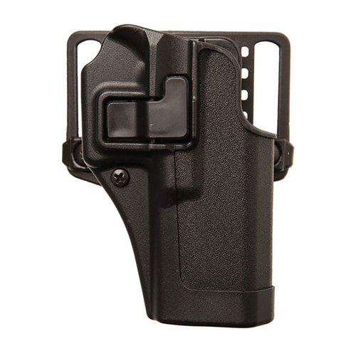 Blackhawk SERPA CQC Holster offers Level 2 retention, smooth draw, versatile fit with multiple platforms, and compact design for optimal concealment.
