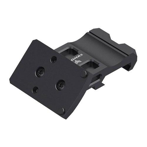 Rebel Offset Dot Sight Mount offers lightweight 6061 aluminum construction, precise alignment with 1913 picatinny rails, and reversible RMR plate for ambidextrous use.