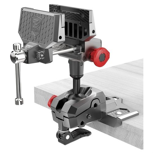 ARMORER'S MASTER VISE™ offers a multi-axis design for easy repositioning, Torq-Lok™ for heavy force, and removable Gun-Fit jaw sleeves for versatile gun handling.