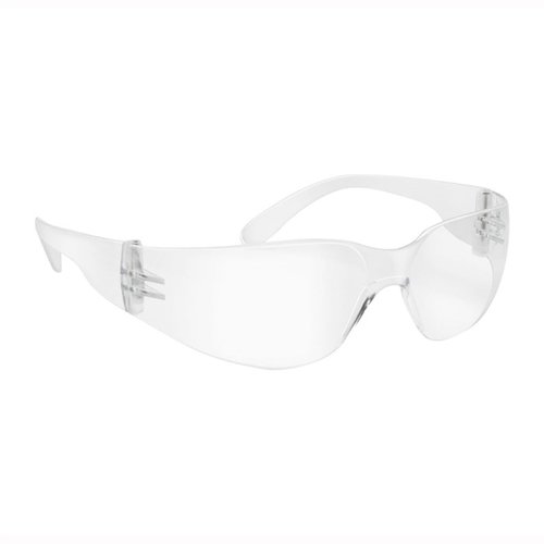 Wrap-around design with polycarbonate high-impact lenses, 99% UV protection, and fog-resistant airflow for optimal safety and visibility during shooting.