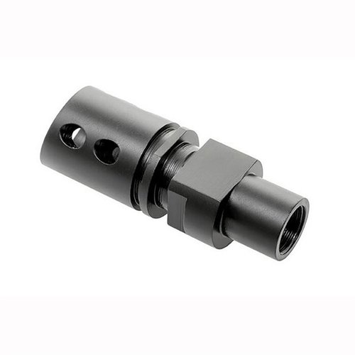 CMMG P90 Style Flash Hider M12 X 1 LH effectively reduces muzzle flash, enhancing stealth and improving shooting performance for your firearm.
