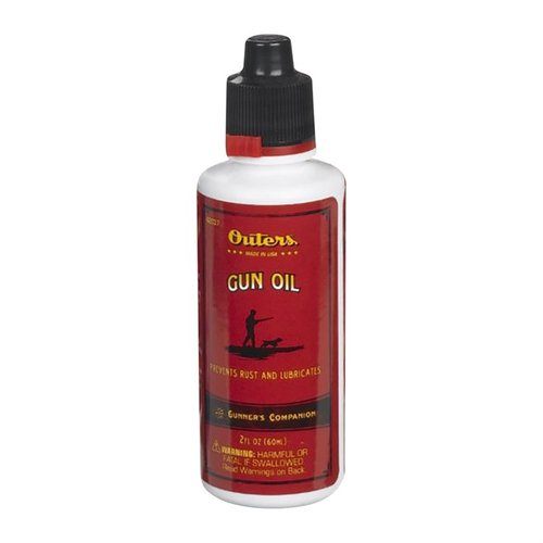 GUN OIL from OUTERS offers superior lubrication, preventing rust and corrosion while performing effectively in extreme temperatures without gumming up.