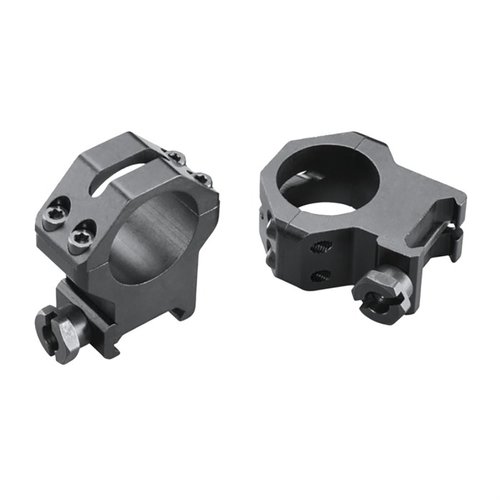 FOUR HOLE SKELETON RINGS offer maximum holding power with four Torx screws, lightweight 6061 T6 aluminum, and durable Type III anodized finish for lifetime service.