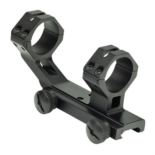 Weaver THUMB-NUT SPR Mount offers optimal height and forward cantilever for AR-style rifles, with integral recoil lug design for improved accuracy and return-to-zero.