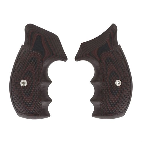 VZ Grips' Tactical Diamonds offer aggressive texture for superior grip, ideal for carry, tactical use, and tournament shooting. Made from durable G10, fits K/L-Frame.