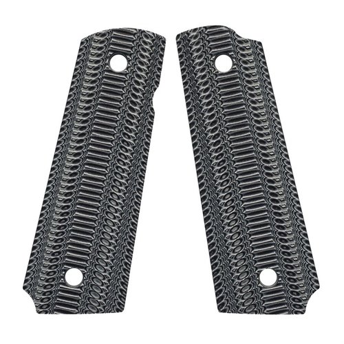 VZ 1911 Alien grips blend form and function, offering a secure grip for full-size 1911s, ideal for concealed carry and target practice.