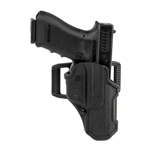 T-SERIES L2C HOLSTER offers thumb-activated retention, Master Grip drawing, and durable polymer construction for reliable performance in any situation.
