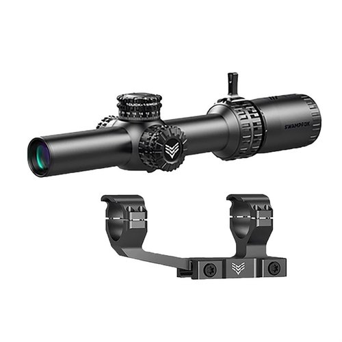 Swampfox Arrowhead 1-10x24 SFP offers bright optics, wide field of view, locking turrets, and illuminated reticles for reliable performance in law enforcement and self-defense.