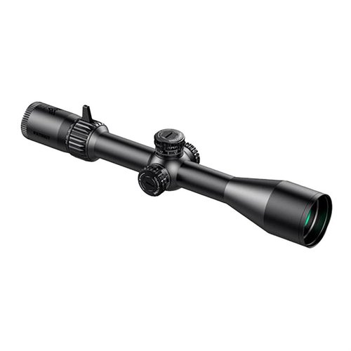 Patriot Precision 6-24x50mm FFP scope offers clear sight, zero-reset turrets, adjustable parallax, and versatile reticles for accurate long-range shooting.