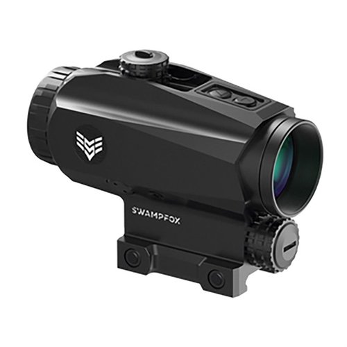 Trihawk 3x prism sight offers a 10-degree field of view, excellent eye relief, and a versatile Trident reticle for fast target acquisition and medium range shooting.