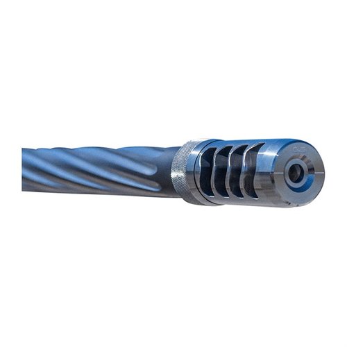 Hellfire Match Muzzle Brake offers optimal recoil management, muzzle rise control, and reduced sound pressure with its innovative 4-port design and patented system.